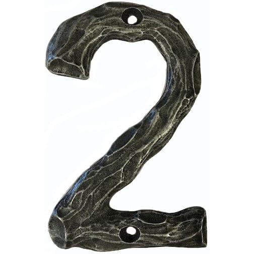 LHN2-P Log House Number 2, Pewter, 1 piece